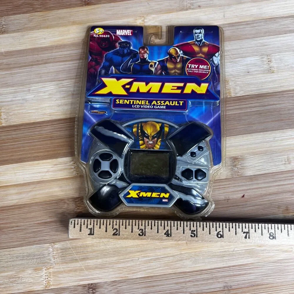 Marvel X-Men Sentinel Assault LCD Handheld Video Game 2005 Wolverine Deadpool